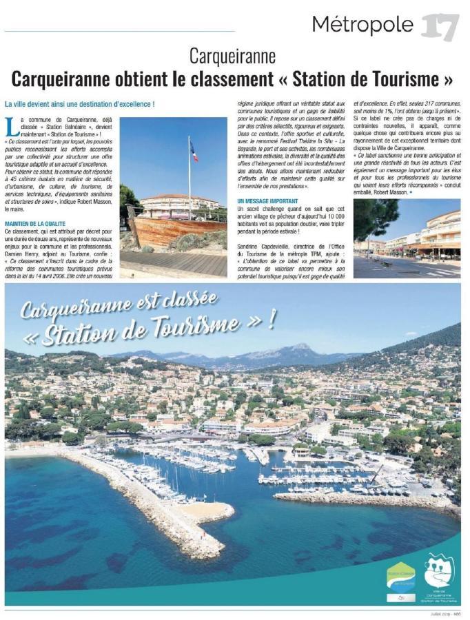 L'Escale Daire Carqueiranne Dış mekan fotoğraf